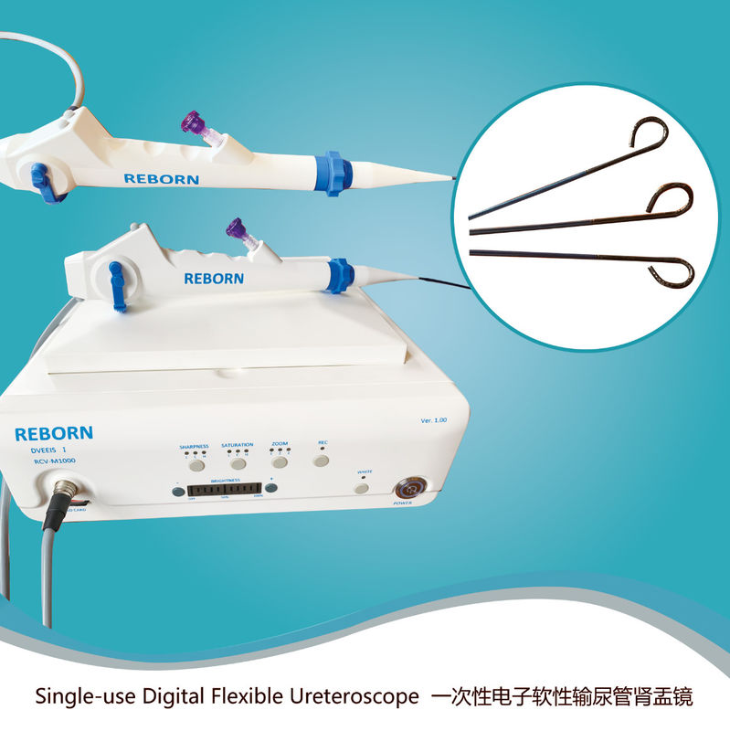 Type II Disposable 8.5Fr Pebax Digital Flexible Ureteroscope
